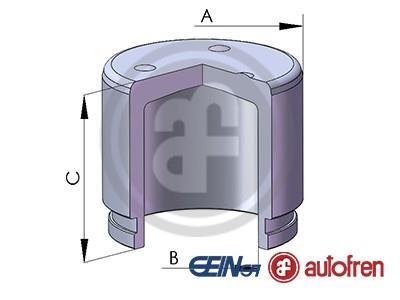 Поршень супорта перед CIVIC/PICANTO/i10 (51х44,15мм) 79- AUTOFREN D02572 (фото 1)