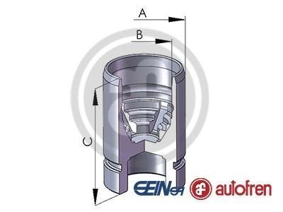 Поршень супорта зад MAZDA 626/323/MX-6 (30x45,5) 89-04 AUTOFREN D02589