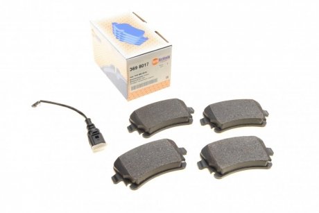 Гальмівні колодки AUTOTECHTEILE 369 8017