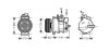 Компрессор кондиционера Audi A4, A5, A6, Q5/Octavia, Superb/VW Tiguan, Crafter, AVA COOLING AIAK271 (фото 1)