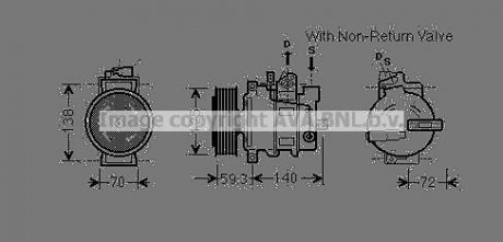 Компресор AVA COOLING AIAK330