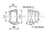 Радиатор масляный КПП BMW 3 F30 (12-), 5 F10 (10-), 7 F01 (09-), X3 F25 (11-), X AVA COOLING BW3556 (фото 1)