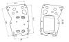 Радіатор масляний BMW 3 F30 (12-), 5 F10 (10-), 7 F01 (09-), X3 F25 (11-), X5 F15 (14-) 3.0D AVA AVA COOLING BW3627 (фото 1)