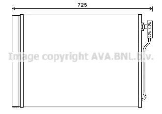 Радиатор кондиционера BMW 5F10 1,6i 2,0i 11> AVA AVA COOLING BWA5435D