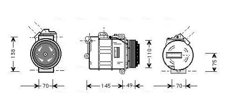 Компресор AVA COOLING BWAK237