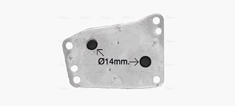Радіатор масляний Citroen Jumper (06-), Jumpy (16-)/Peugeot Boxer (06-), Expert (16-)/Ford Focus (11-), Kuga (13-) 2.0 BLUEHDI AVA AVA COOLING CN3327