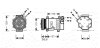 Компресор кондиціонера Citroen Berlingo (96-)/Peugeot Partner (96-) 1.6HDi/Fiat Fiorino (07-), Doblo (09-) 1.3MultiJet, 1.4i AVA AVA COOLING CNAK238 (фото 1)