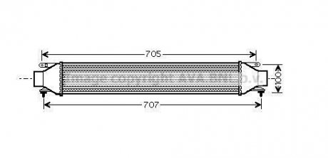 Охолоджувач наддувального повітря AVA COOLING FT4321