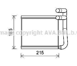 Радіатор обігрівача HYUN ACCENT 11- (AVA) AVA COOLING HY6393 (фото 1)