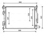 Радиатор охлаждения двигателя Hyundai Accent (11-) 1.4i-1.6i AT AVA AVA COOLING HYA2276 (фото 1)