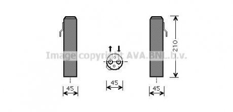 Осушувач кондиціонера Hyundai Tucson Kia Sportage 05>10 AVA AVA COOLING HYD218