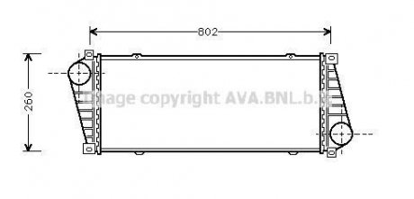 Інтеркулер (AVA) AVA COOLING MSA4217