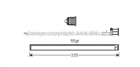 Осушитель кондиционера MB C204, E212 AVA AVA COOLING MSD601 (фото 1)