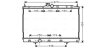 Радіатор охолодження MITSUBISHI OUTLANDER (CU2, 5W) (03-) (аналог MTА2183) (AVA) AVA COOLING MT2183 (фото 1)