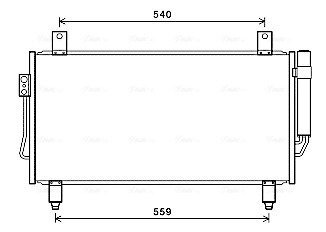 Радіатор кондиціонера MITSUBISHI OUTLANDER 12-(AVA) AVA COOLING MT5252D