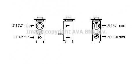 Розширювальний клапан AVA COOLING OL1352