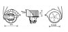 Вентилятор обігрівача салону Opel Astra G (98-), Zafira A (99-) AC- AVA AVA COOLING OL8628 (фото 1)