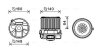 Вентилятор обігрівача салону Citroen C1 Peugeot 107 Toyota Aygo 05>11 AC+ AVA AVA COOLING PE8369 (фото 1)