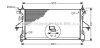 Радиатор охлаждения двигателя PSA Jumper Boxer Ducato (06-) 2,2HDI 3,0HDI без AC AVA COOLING PEA2309 (фото 1)