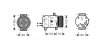 Компрессор кондиционера Renault Trafic II/Opel Movano/Nissan Interstar (99-) 1.9 AVA COOLING RTAK069 (фото 1)