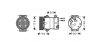 Компресор кондиціонера Renault Megane II, Scenic II (03-) 1.9DCi, 2.0i AVA AVA COOLING RTAK429 (фото 1)