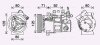 Компрессор кондиционера Renault Captur (13-), Clio (13-) 1.5DCi AVA AVA COOLING RTAK636 (фото 1)