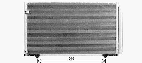 Радіатор кондиціонера Lexus RX350 09> AVA AVA COOLING TO5756D