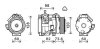 Компрессор кондиционера Toyota LC Prado 120 (03-) 3.0D AVA AVA COOLING TOAK726 (фото 1)