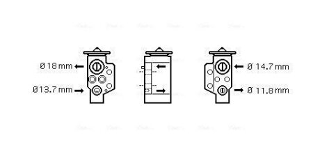 Расширительный клапан AVA COOLING VN1243