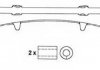 Комплект гальмівних колодок, дискове гальмо BERAL 2921028004145504 (фото 2)