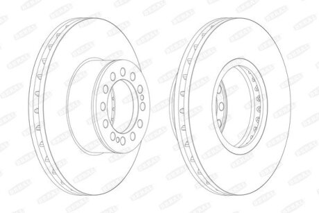 Тормозной диск BERAL BCR214A