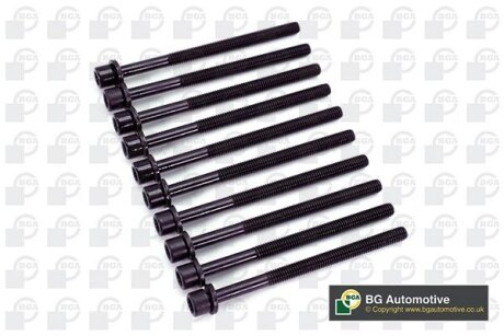 Комплект болтов с головкой системы TORX из черного металла BGA BK2700