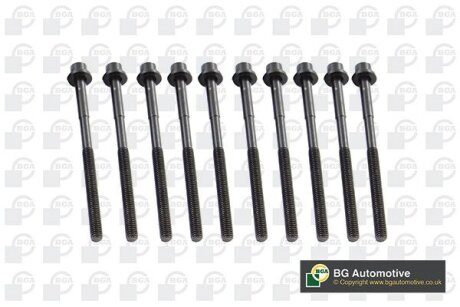Комплект болтів з головкою системи TORX з чорного металу BGA BK3604