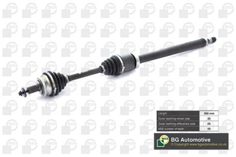 Полуось BGA DS9706RA