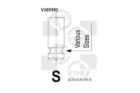 Клапан BGA V165391