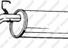 Глушник, алюм. сталь, задн. частина OPEL CORSA D 1.3 CDTi (07/06-12/09) HTB (185-181) BOSAL 185181 (фото 2)