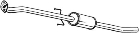 Глушник передній KIA CEED 06-12 BOSAL 282903
