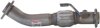 Труба приймальна (гофра) Nissan NP300 08-, Nissan Navara 05-10 BOSAL 700163 (фото 1)