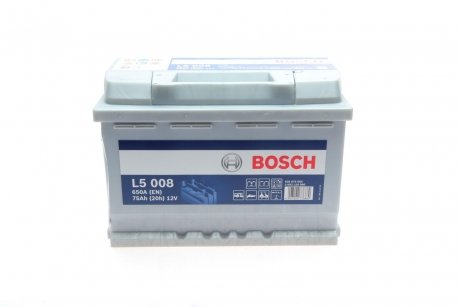 Акумулятор BOSCH 0 092 L50 080 (фото 1)