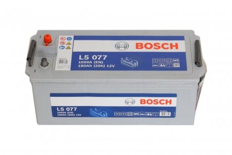 Аккумулятор 12В/180Ач/1000А/45,09кг BOSCH 0092L50770 (фото 1)