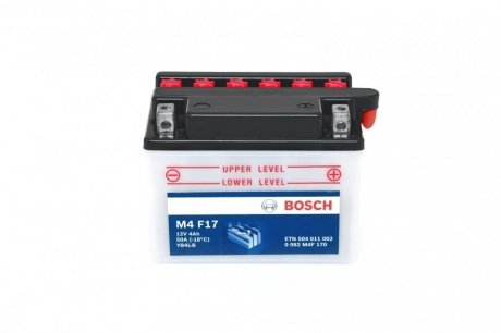 МОТОЦИКЛЕТНА АКУМУЛЯТОРНА БАТАРЕЯ BOSCH 0 092 M4F 170 (фото 1)