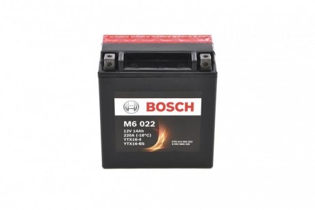 Акумулятор сухозаряджений AGM 14Ah 210А BOSCH 0 092 M60 220 (фото 1)