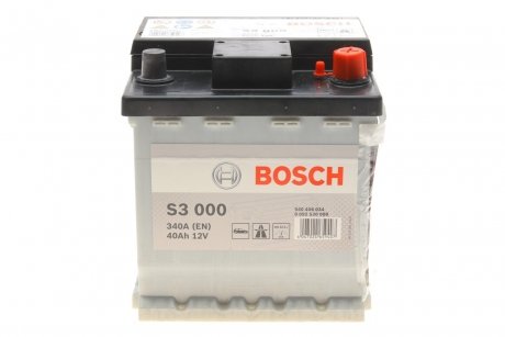 Акумулятор 12В/40Аг/340А/9,78кг BOSCH 0092S30000