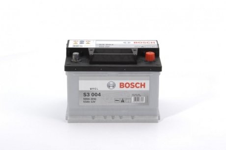 Акумулятор 53Ah-12v (S3004) (242x175x175),R,EN500 BOSCH 0 092 S30 041