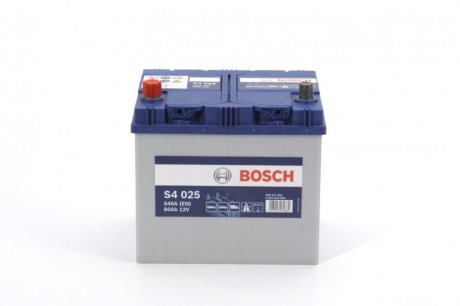 Акумуляторна батарея 12В/60Ач/540А BOSCH 0092S40250