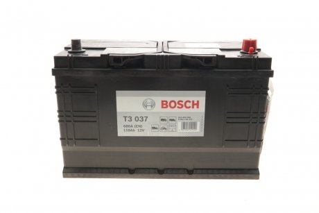 Аккумулятор 12В/110Ач/680А/28,58кг BOSCH 0092T30371 (фото 1)