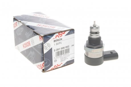 Клапан редукционный топливной рейки BOSCH 0281006002