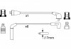 B248 Провода высокого напряжения 7шт. CHRYSLER Voyager 3,3/3,8i 90-00 DODGE Caravan BOSCH 0986357248 (фото 5)