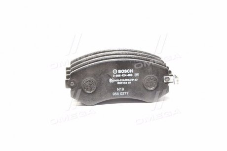 Тормозные колодки передн. NISSAN Almera -00, Patrol 2,8/3,0 97-. BOSCH 0986424489