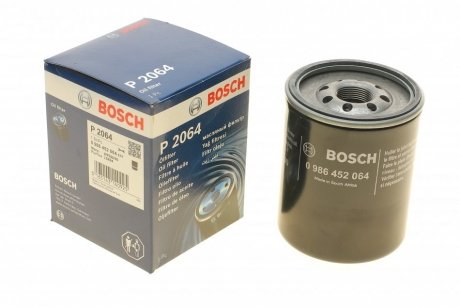 Фильтр масляный MAZDA 626 2.0D 87-97, MITSUBISHI GALANT 2.0TD 96-04 (выр-во) BOSCH 0986452064